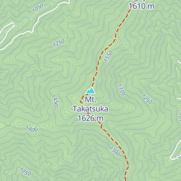 Map of Mt. Takatsuka