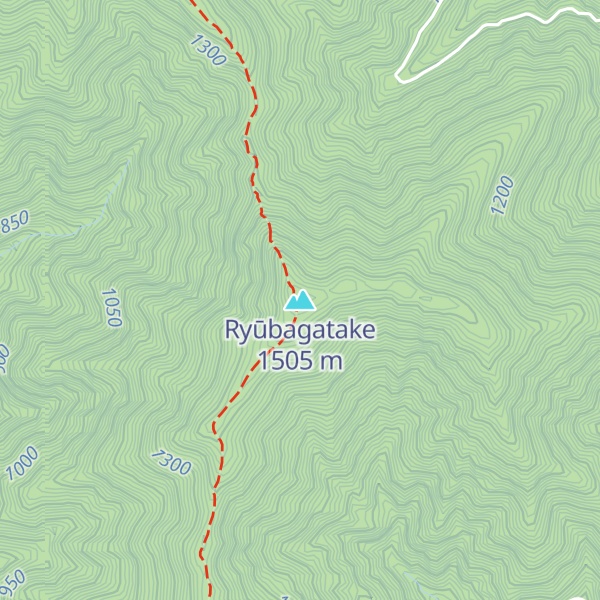 Map of Ryūbagatake