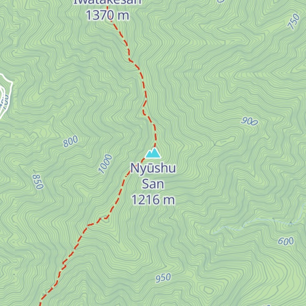 Map of Nyūshu San