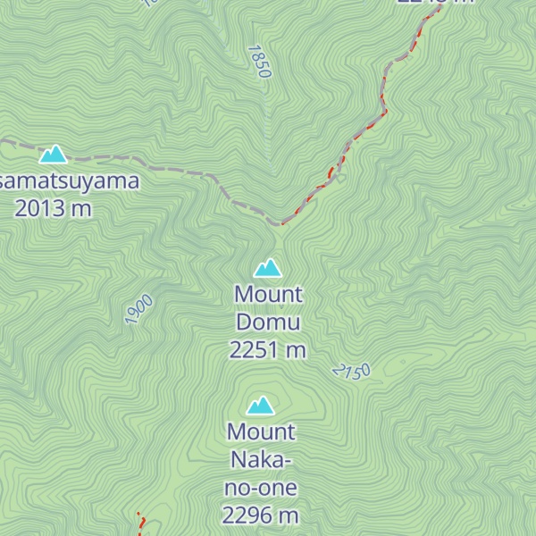 Map of Mount Domu