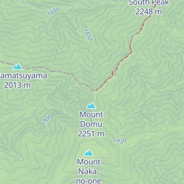 Map of Mitsumatayama