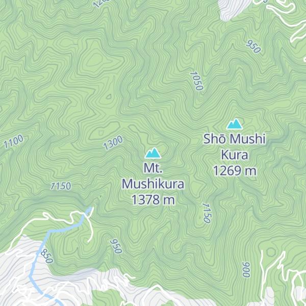 Map of Mt. Mushikura