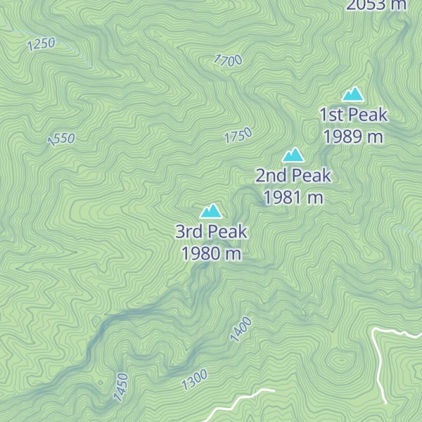 Map of 3rd Peak