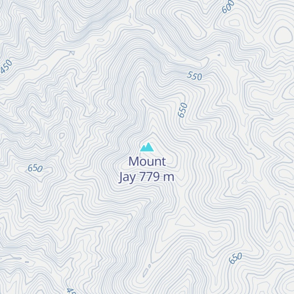 Map of Mount Jay