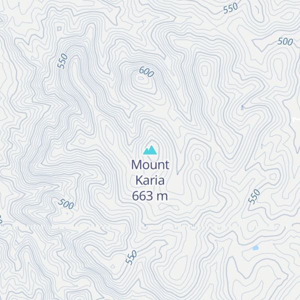 Map of Mount Karia