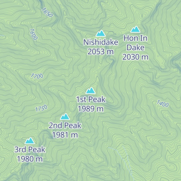 Map of 1st Peak