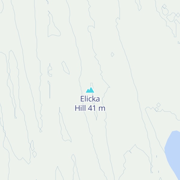 Map of Elicka Hill