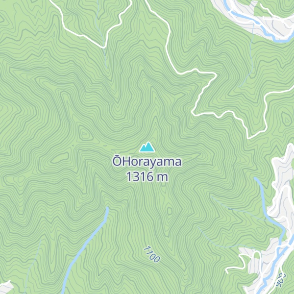 Map of ŌHorayama