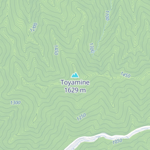 Map of Toyamine