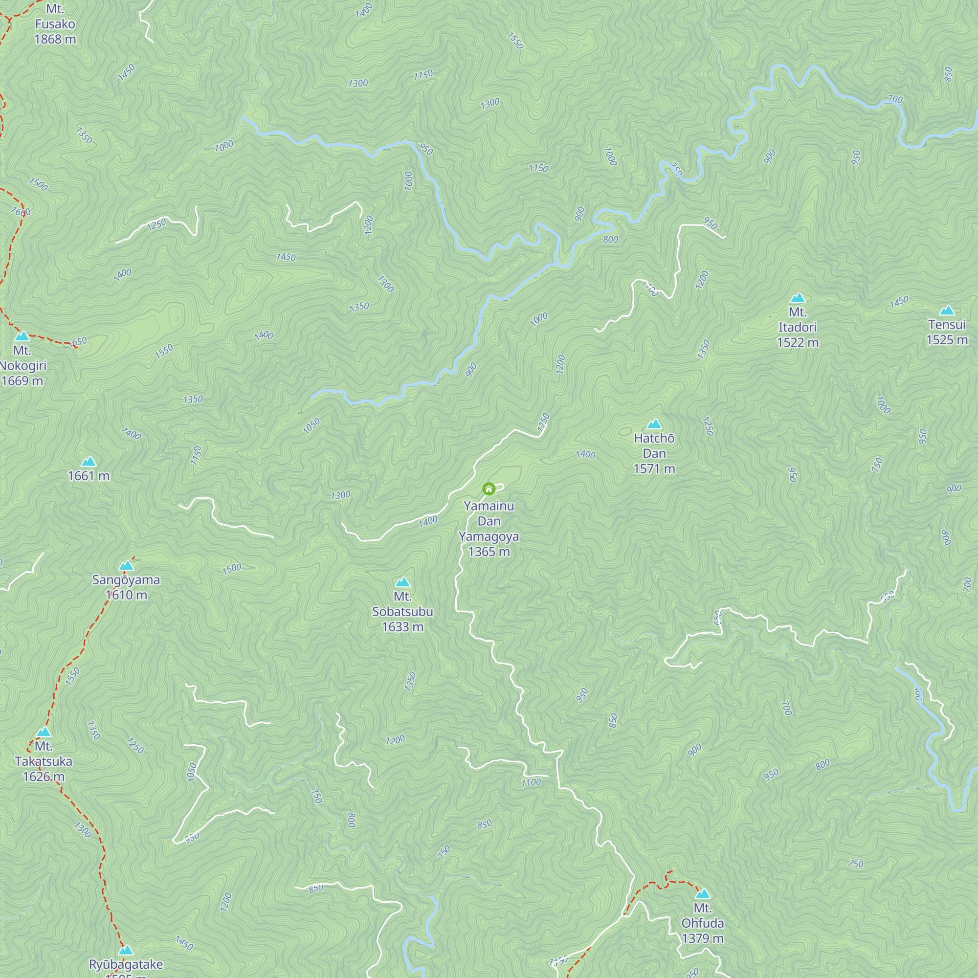 Yamainu Dan Yamagoya map