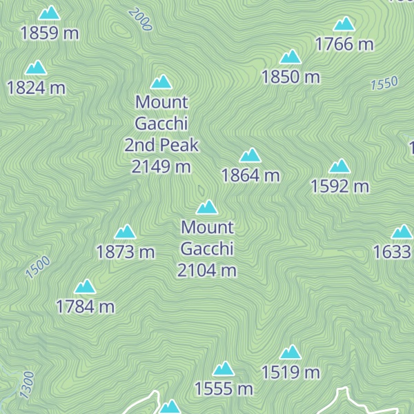 Map of Mount Gacchi