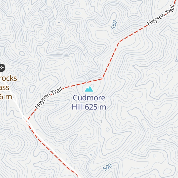 Map of Cudmore Hill