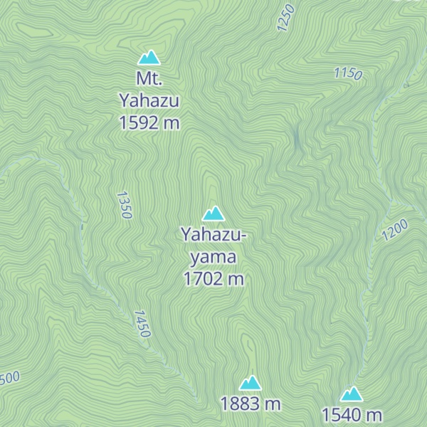 Map of Yahazu-yama