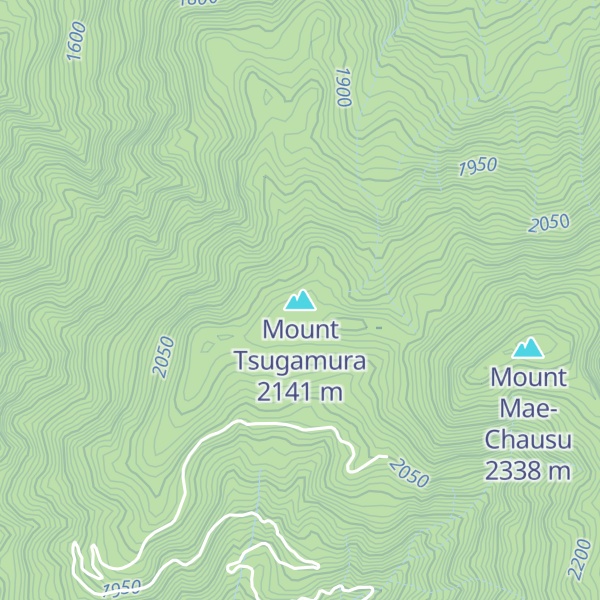 Map of Mount Tsugamura