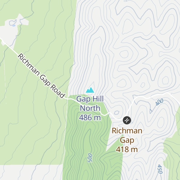 Map of Gap Hill North