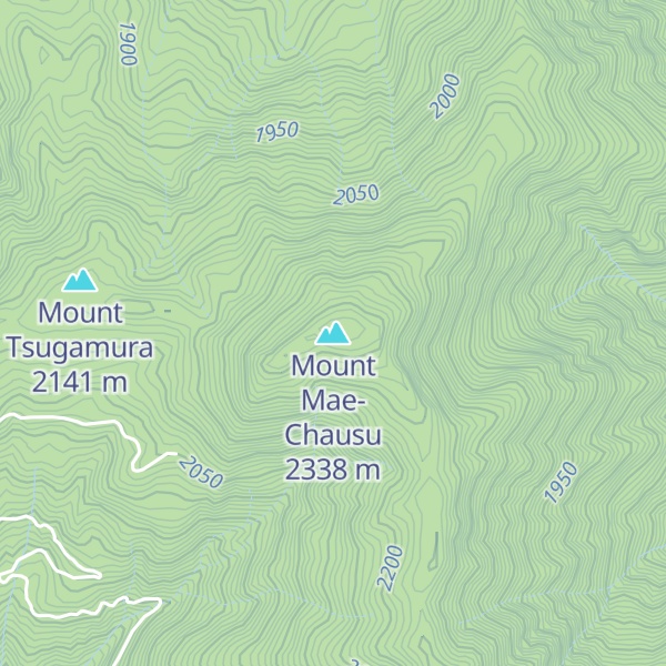 Map of Mount Mae-Chausu