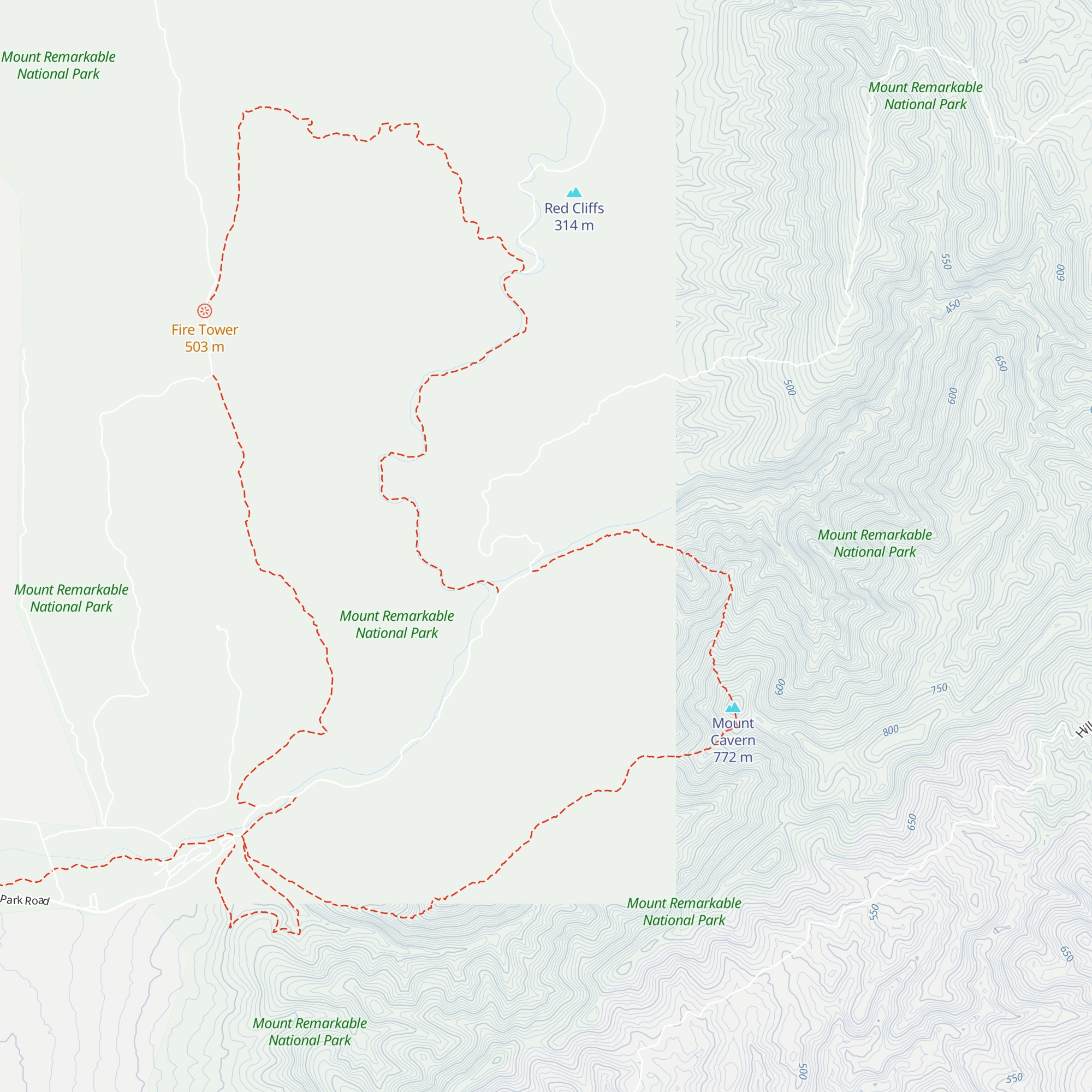Scarfes Hut map