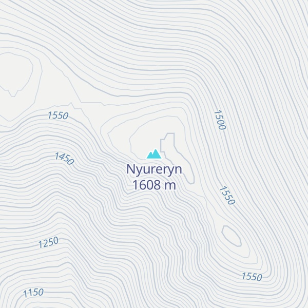 Map of Nyureryn