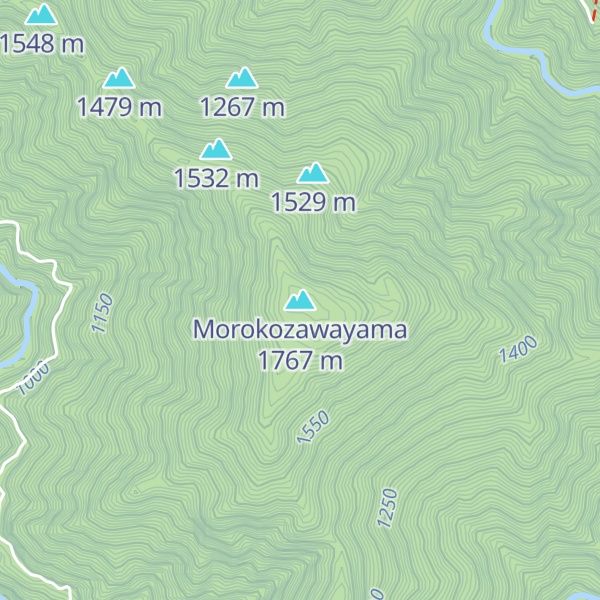 Map of Morokozawayama