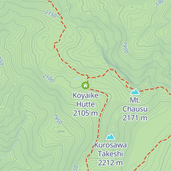 Map of Koyaike Hutte