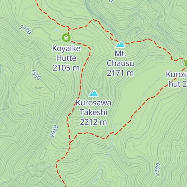 Map of Kurosawa Takeshi