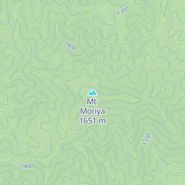 Map of Mt. Moriya