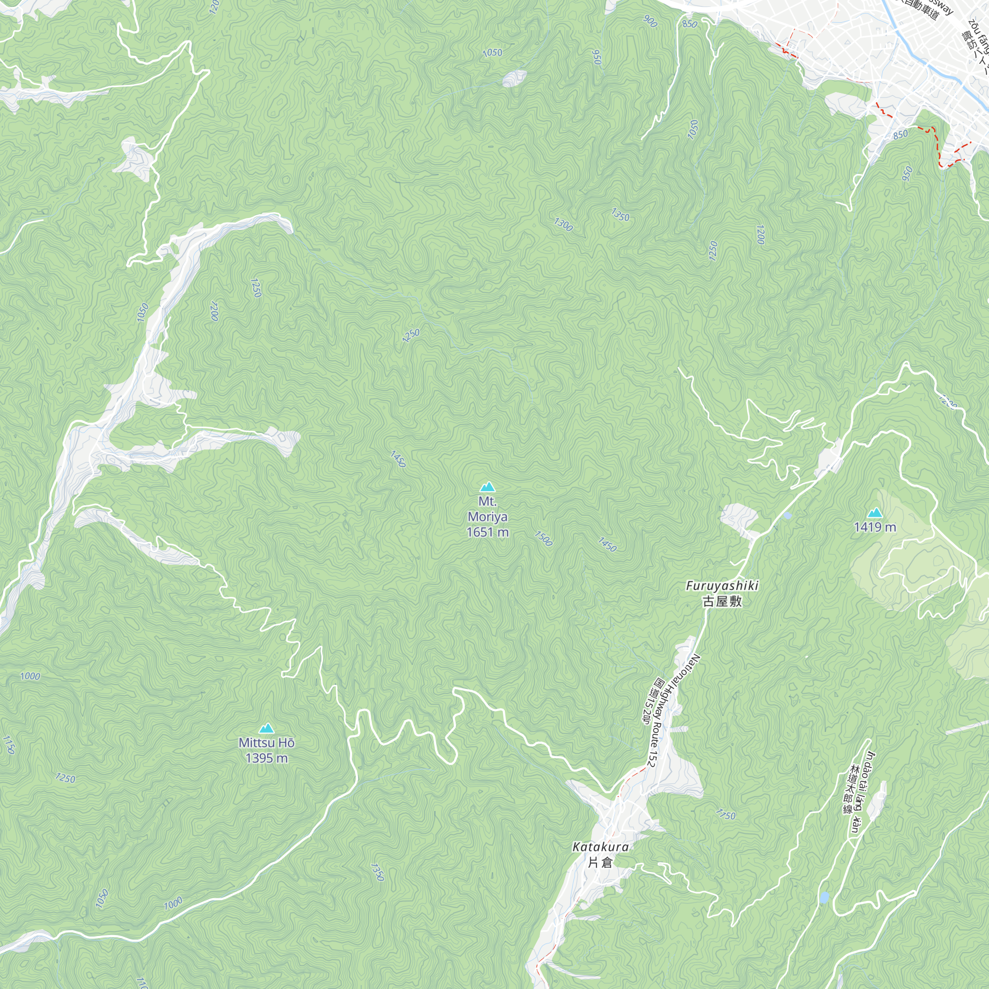 Moriyasan Chōjō Rabittohausu map