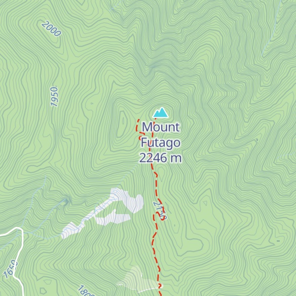Map of Futagoyama Mountain Shelter