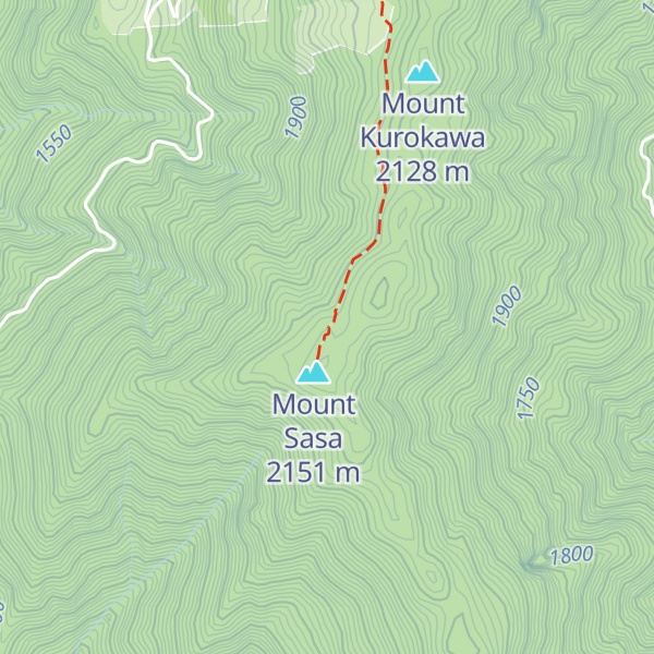 Map of Sasayama Mountain Shelter