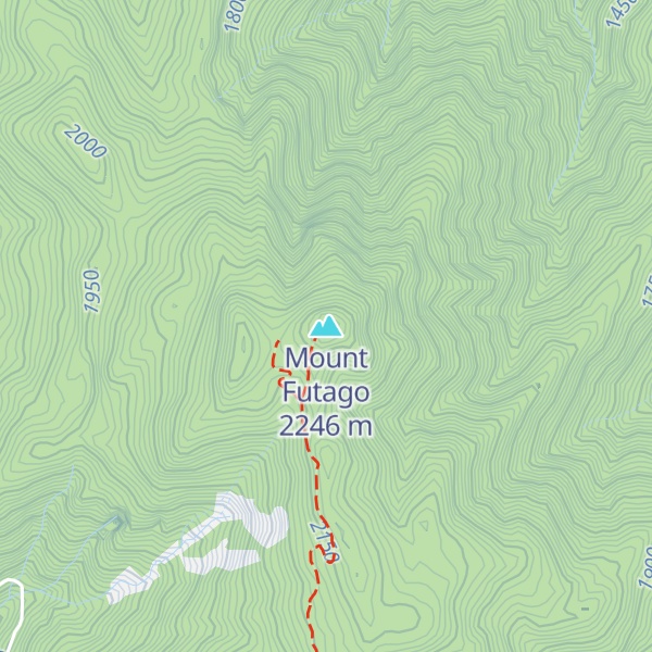 Map of Mount Futago