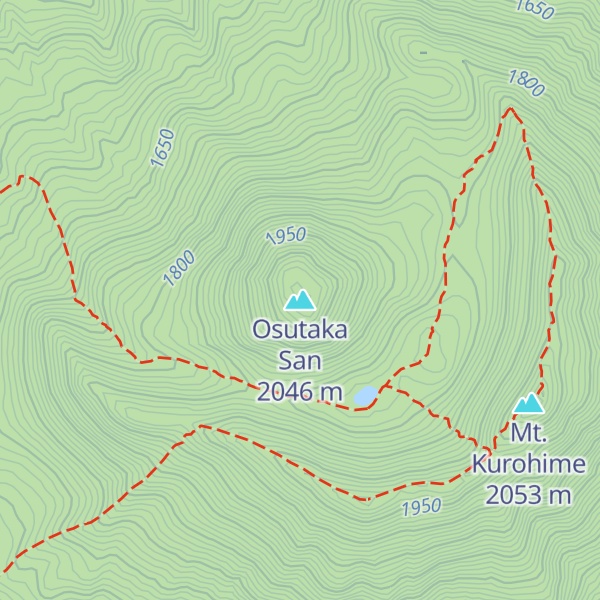 Map of Osutaka San