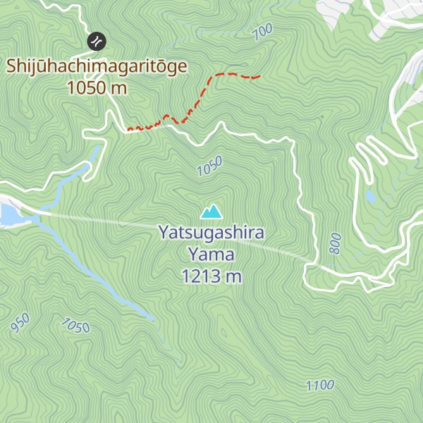 Map of Yatsugashira Yama