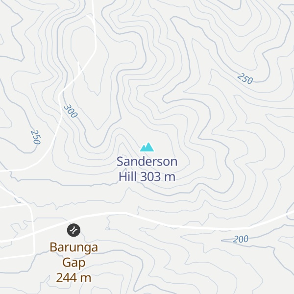 Map of Sanderson Hill