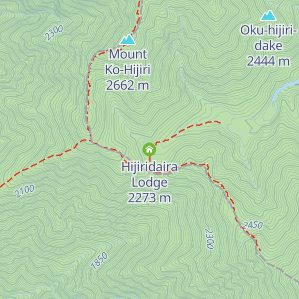 Map of Hijiridaira Lodge