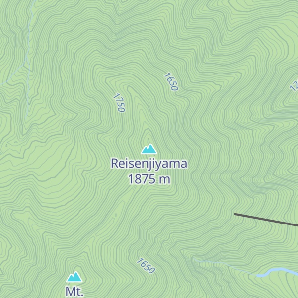 Map of Reisenjiyama