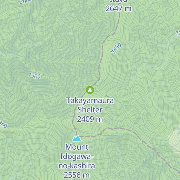 Map of Takayamaura Shelter