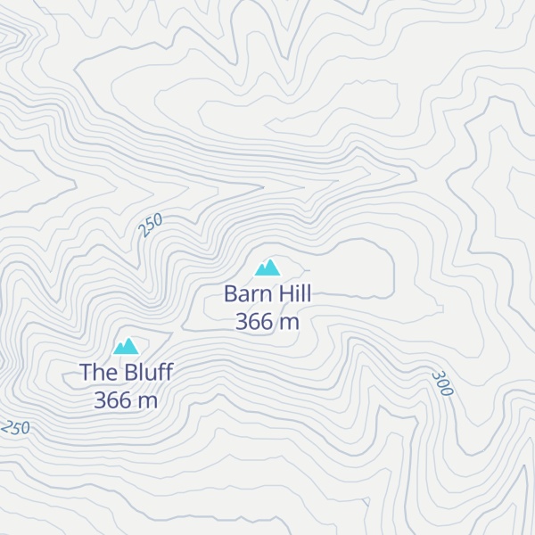Map of Barn Hill