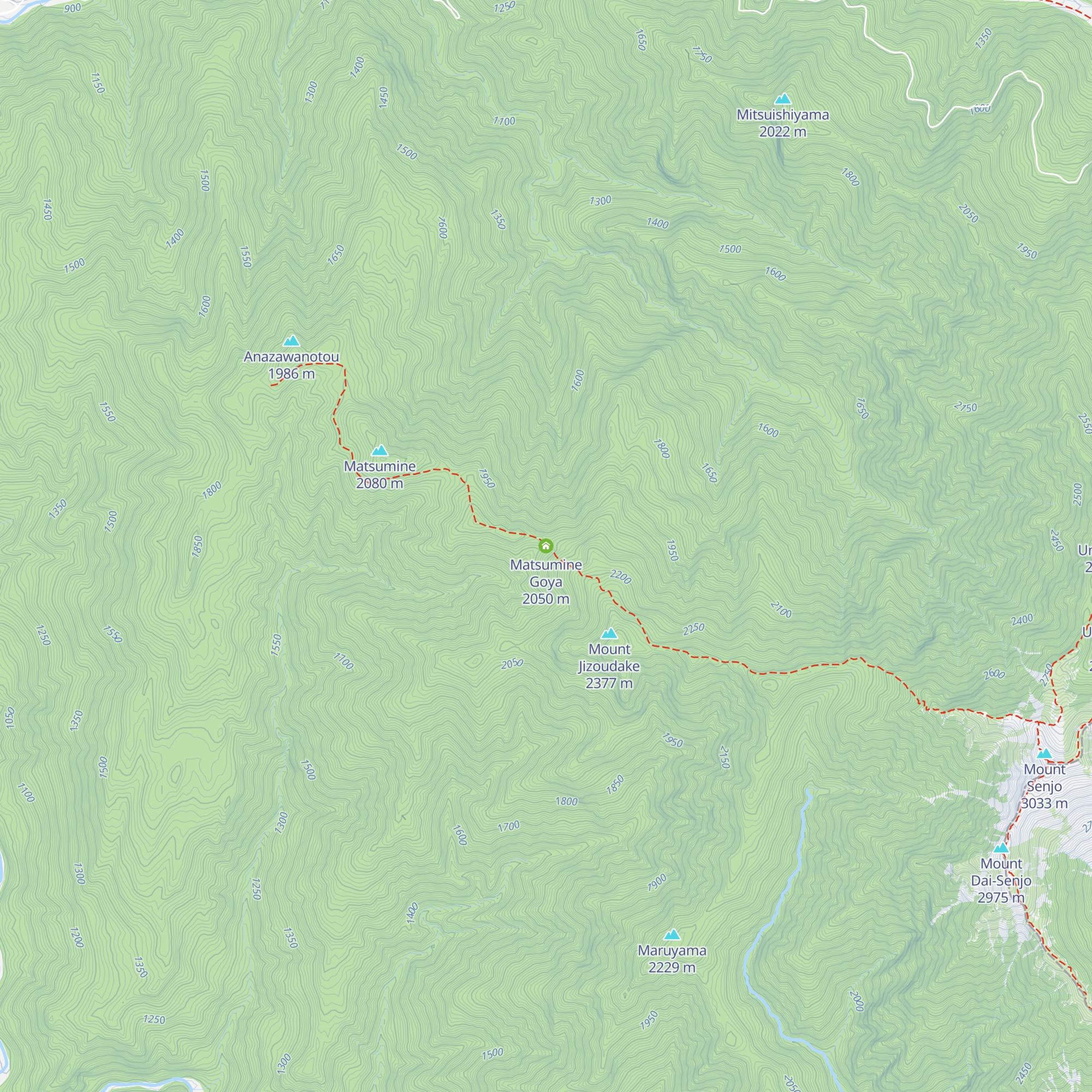 Matsumine Goya map