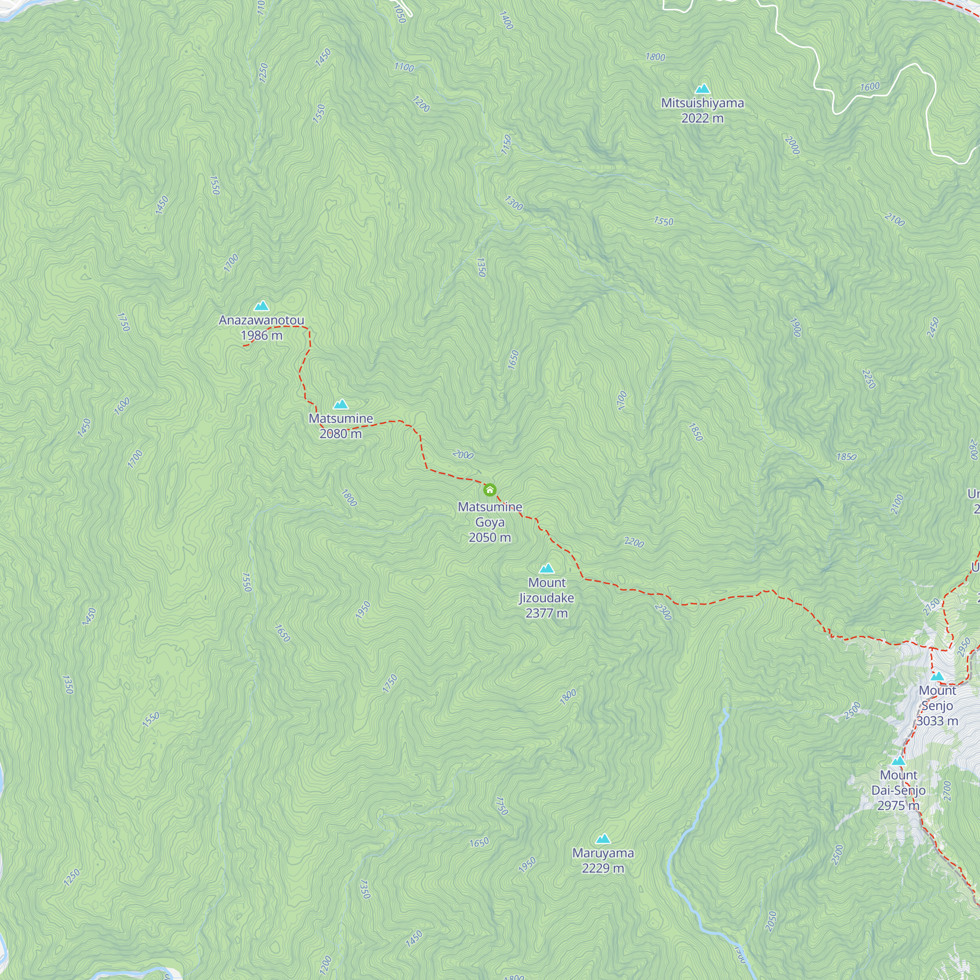 Matsumine Goya map