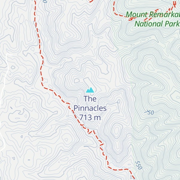 Map of The Pinnacles