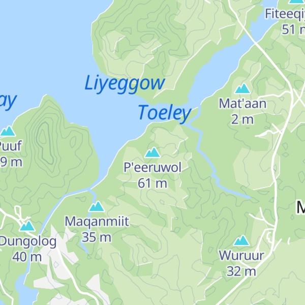 Map of P'eeruwol