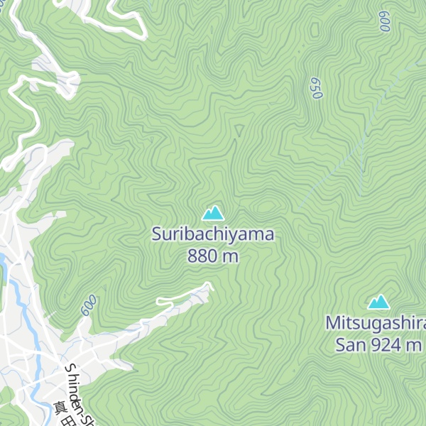Map of Suribachiyama