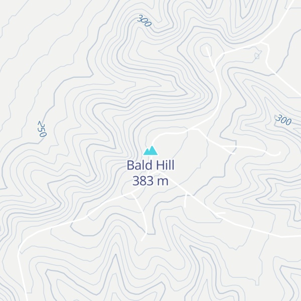 Map of Bald Hill