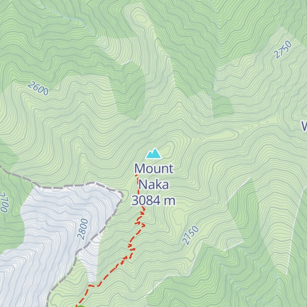 Map of Mount Naka