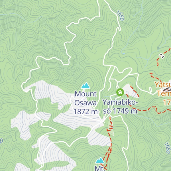 Map of Mount Osawa