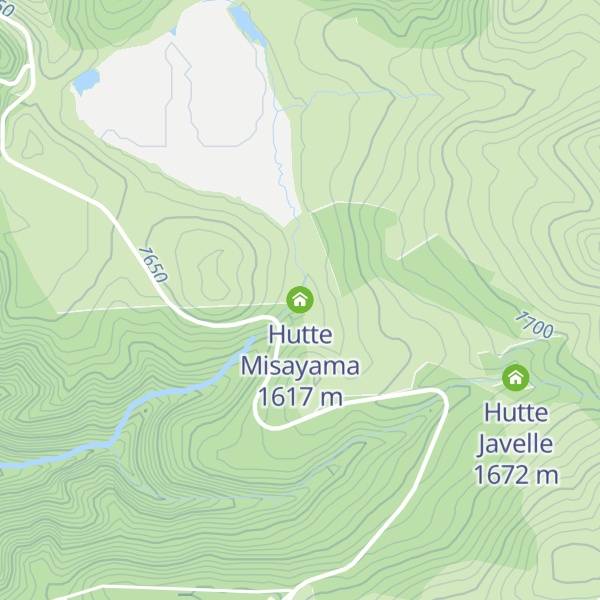 Map of Hutte Misayama