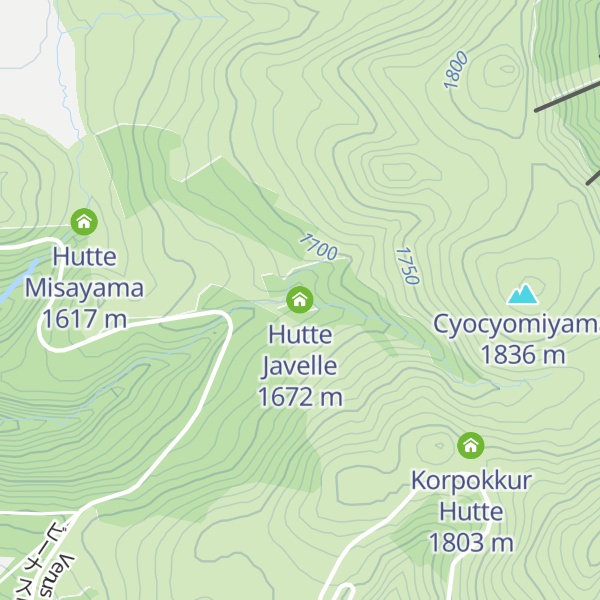 Map of Hutte Javelle