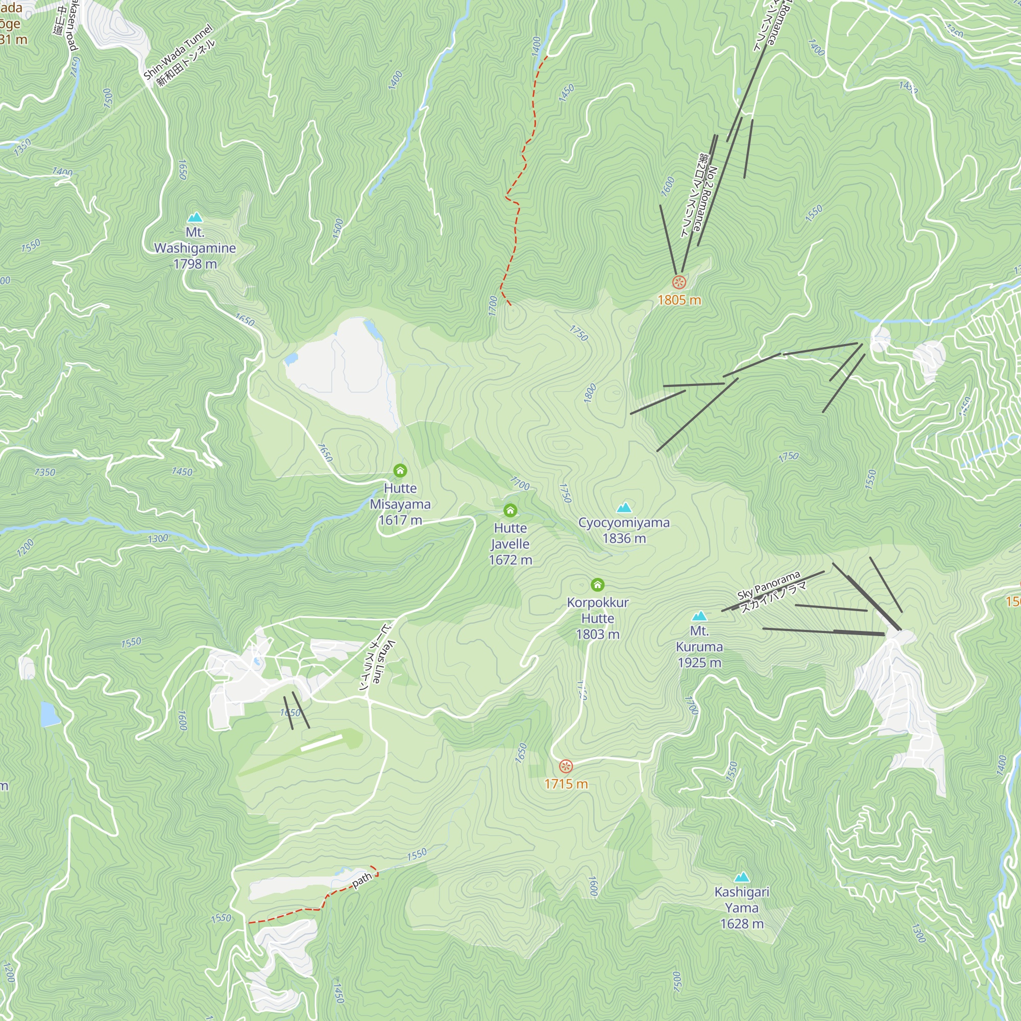 Hutte Javelle map
