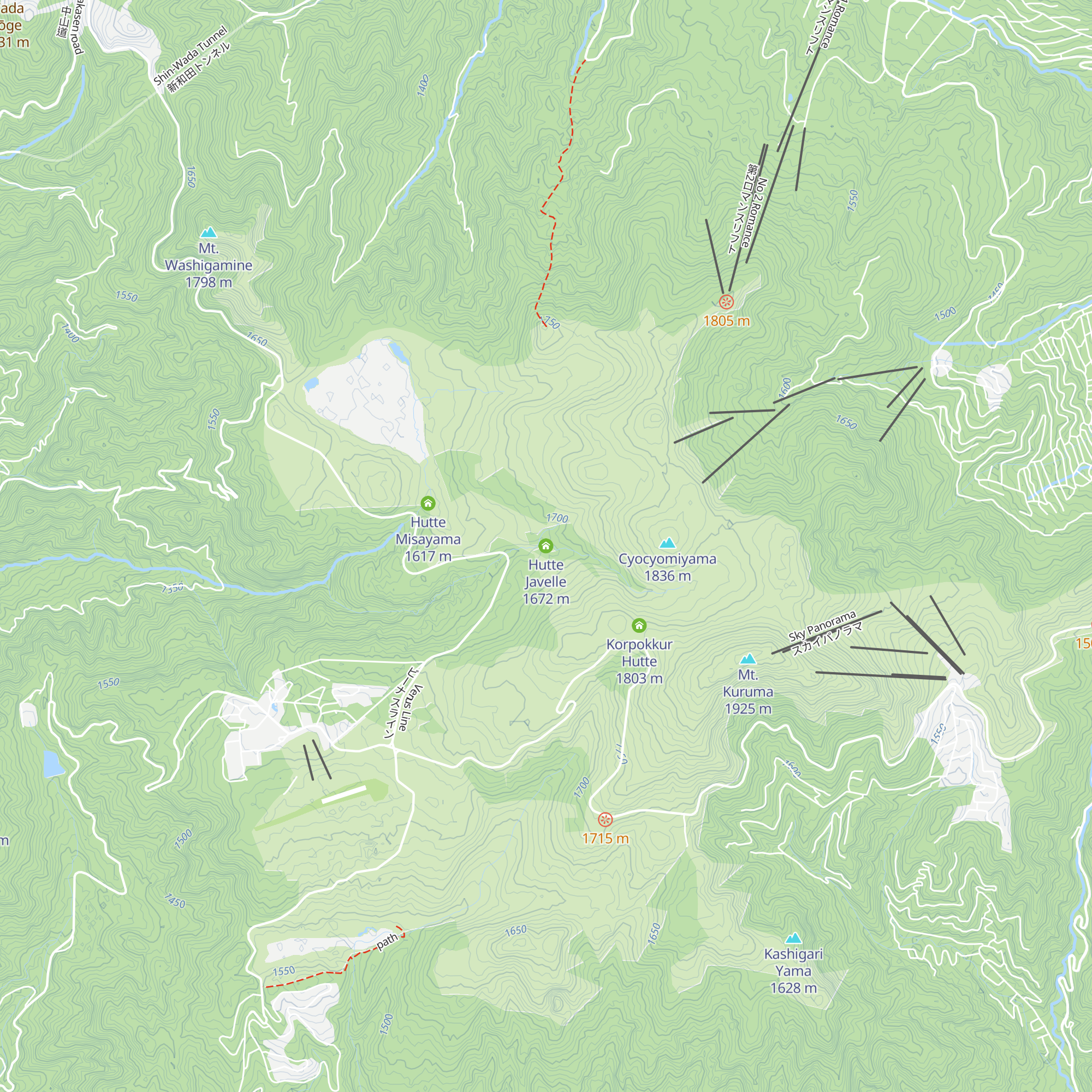 Hutte Javelle map