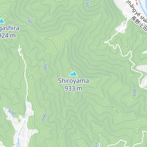 Map of Shiroyama